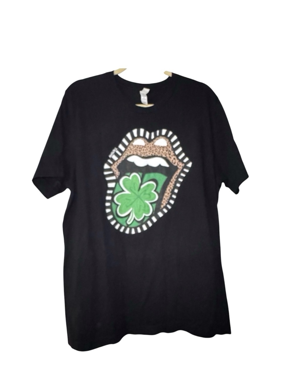 Bella Canvas Graphic Tee with Shamrock Design